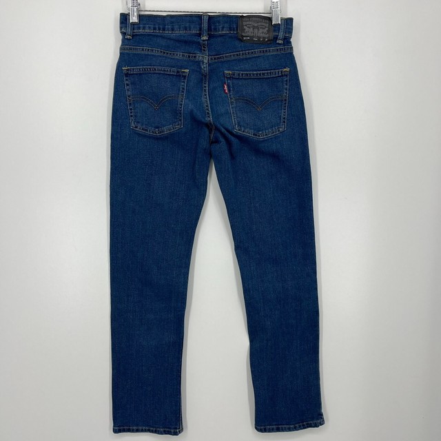 Levi's Jeans Boys Size 14 Regular 27" Waist Blue 511 Performance Slim