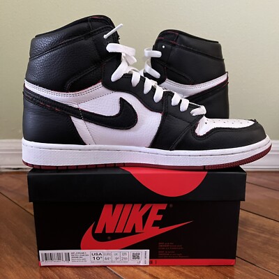 Nike Air Jordan Retro 1 High OG Bloodline Sneaker Shoe 555088-062 Black 10.5 555088-062 Nike Air Jordan 1 Retro High OG Blood Line Black  main image 3