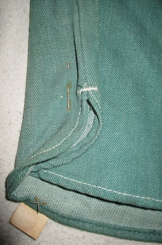 Vintage Billy the Kid vintage boys green denim jacket size 10 with original tags - Picture 5 of 5