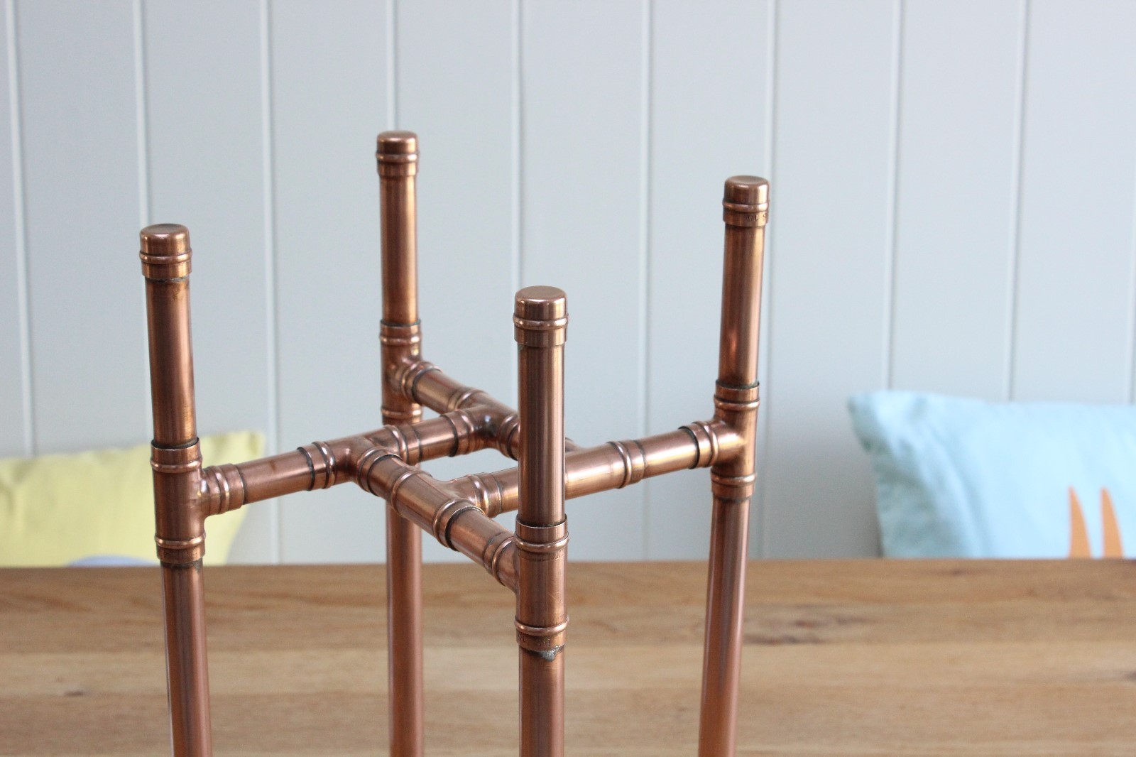 Copper Pipe Plant Stand Industrial Stand Indoor Plant Stand eBay