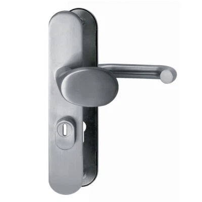 LIENBACHER Langschildgarnitur Türgriff U Form Schutzbeschlag Türdrücker Edelstahl Türklinke