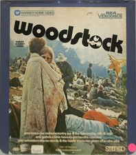 Woodstock Part 1 2 1970 Vintage CED RCA SelectaVision Videodisc TESTED WORKING