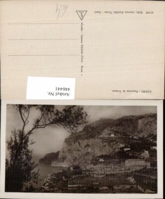 446441,Campania Napoli Capri Panorama da Tragara Küste