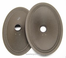 Pair Vintage 6"X9" Paper Cones - Speaker Parts - W493 -- CS