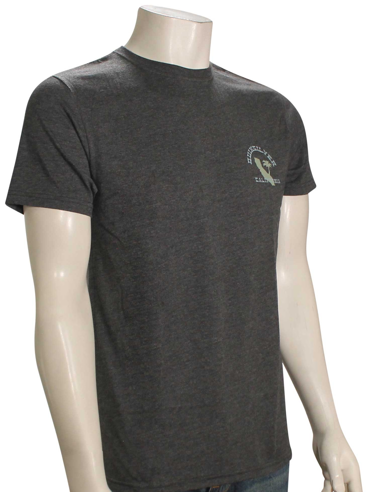 Футболка Quiksilver California Iconic West — темно-серый вереск — новинка