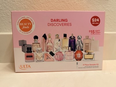 ULTA Beauty Finds Darling Discoveries 17-Piece Women Perfume Sampler Vials Kit