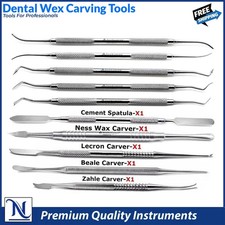 Dental Wax Carvers Set   Professional Stainless Steel Carving  Modeling Tools