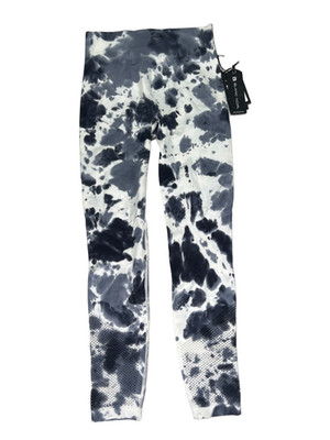 Blanc Noir Women s Gray Tie Dye Infinity High Rise Legging - S