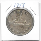 1953 CANADIAN SILVER DOLLAR (VERY NICE)