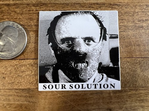 Sour Solution Skateboards Hannibal Lecter Sticker Palace Cannibal - Picture 2 of 3