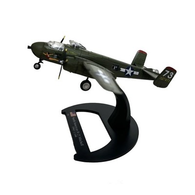 WWII US Air Force B-25 Mitchell Bomber Model 11cm Diecast Alloy