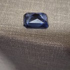 EGL Blue Sapphire Transparent Emerald Cut Excellent Sri Lanka 26ct 1pc — photo 3