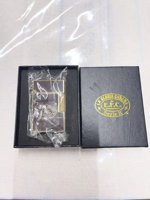 La Gloria Cubana de E.P.C. Serie R Cigarette Lighter Brown Gold NIB Never Used