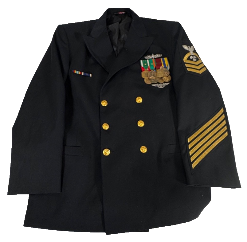 USN US Navy Chief CPO Service Dress Blue Uniform Coat Jacket w/Medals 46 Regular | eBay USN US Navy Chief CPO Service Dress Blue Uniform Coat Jacket w/Medals 46 Regular | eBay