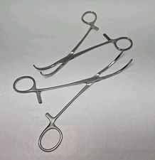 Lot of 2 - V Mueller CH6354 Mixter RIGHT ANGLE CLAMP  7.25" Long