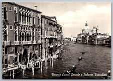 Palazzo Franchetti Grand Canal Venice Vintage Black White Postcard