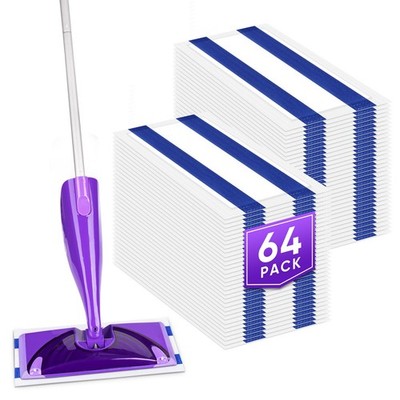 Mop Pad Refills with Swiffer Wet Jet, 4-Layer Thickened & Super Absorbent, We...