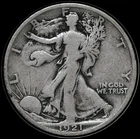 1921-S Walking Liberty Half Dollar 50c KEYDATE good condition