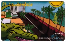 $20 Ft. للمقتنيات هاتف Card Lauderdale Art Design