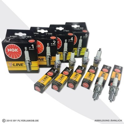 6x NGK ZÜNDKERZEN PLFR5A11 CITROEN C5 C6 C8 Für NISSAN 350 PEUGEOT 407 RENAULT