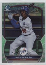 2023 Bowman Draft Chrome Lunar Glow Refractor Josue De Paula #BDC-132 11s9