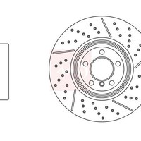 BMW 4Er Coupé F32 F82 2013-2020 Bremsscheibe Hinten EinzelstüCk