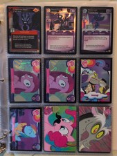 My Little Pony MLP Enterplay 90 Card Lot - ALL Holo Rares  Promos IN BINDER 