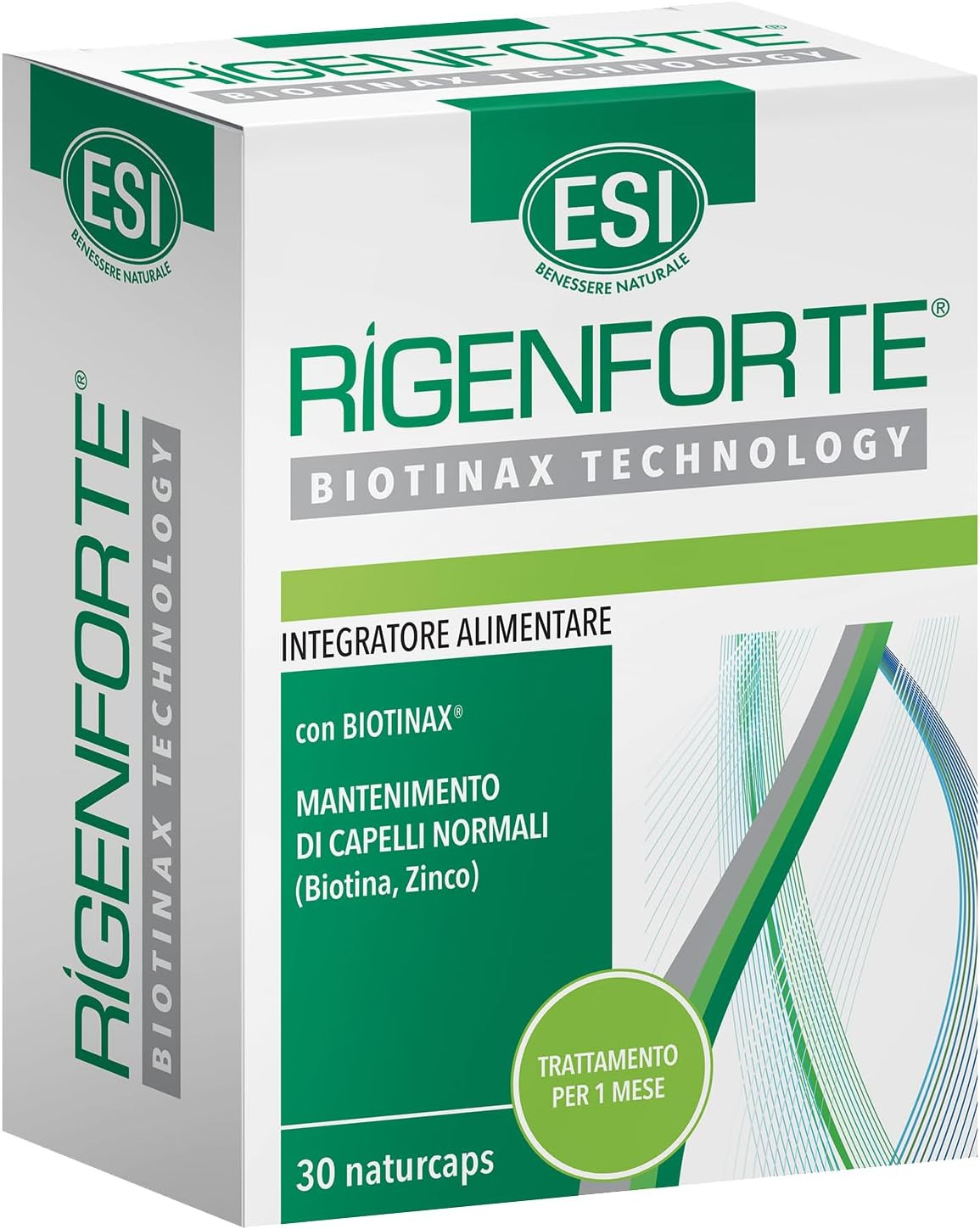 - Rigenforte Retard, Integratore Alimentare per Capelli Con Biotinax, Zinco E Se