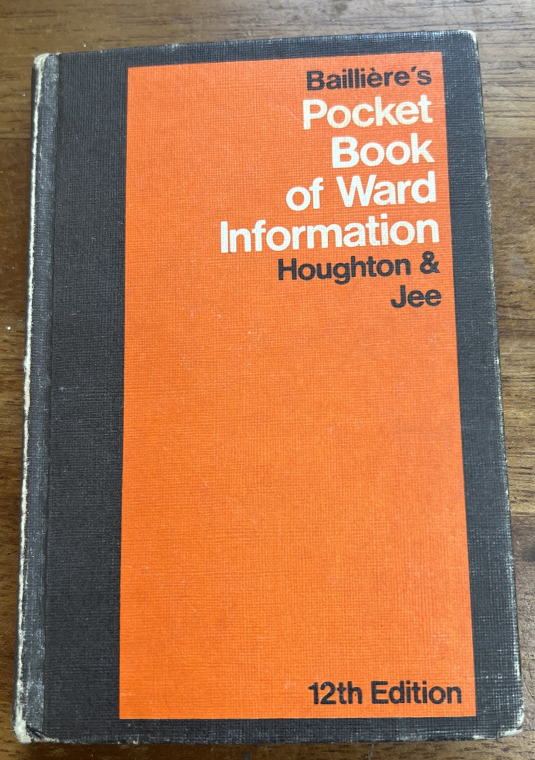 Bailliere's Pocket Book Of Ward Information 12th edition 1971