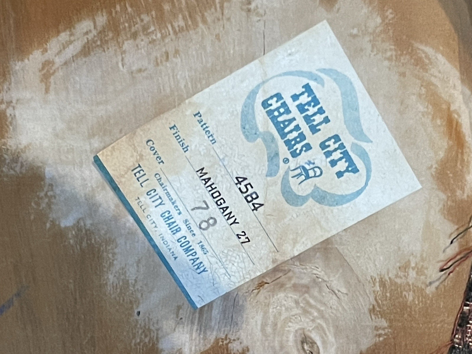 Phyfe Style Tell City Chairs Single Chair Vintage Mid Century