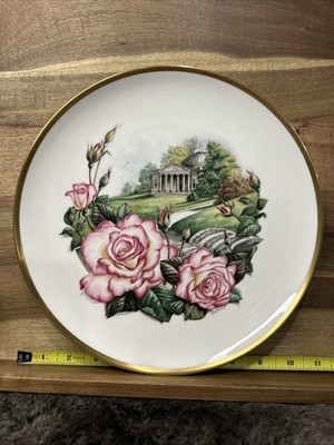 Boehm Tribute to Award Winning Roses Collector Plate Handel