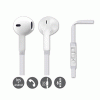 Sansai Stereo iPhone Sound In-Ear Headset Hands-Free Microphone 3.5plug White - Picture 1 of 2