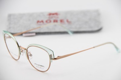 NEW MOREL KOALI 20066K BM03 BLUE GOLD GUNMETAL AUTHENTIC FRAMES EYEGLASSES 47-20