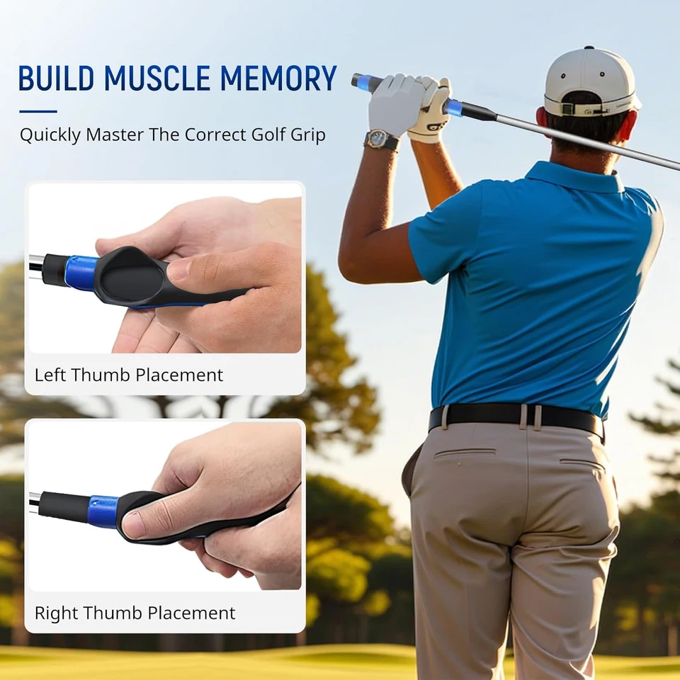 Golf Grip Trainer, Golf Training Aid, Golf Grip Kit, Golf Club Grips, Grip Train - Image 4 of 4