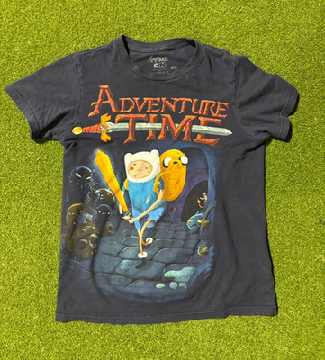 Vintage CN Adventure Time baby tee Finn Jake Graphic Tee unisex Short Sleeve XS