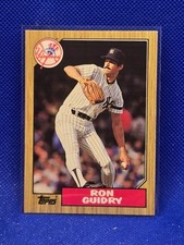 1987 Topps Tiffany - Ron Guidry #375