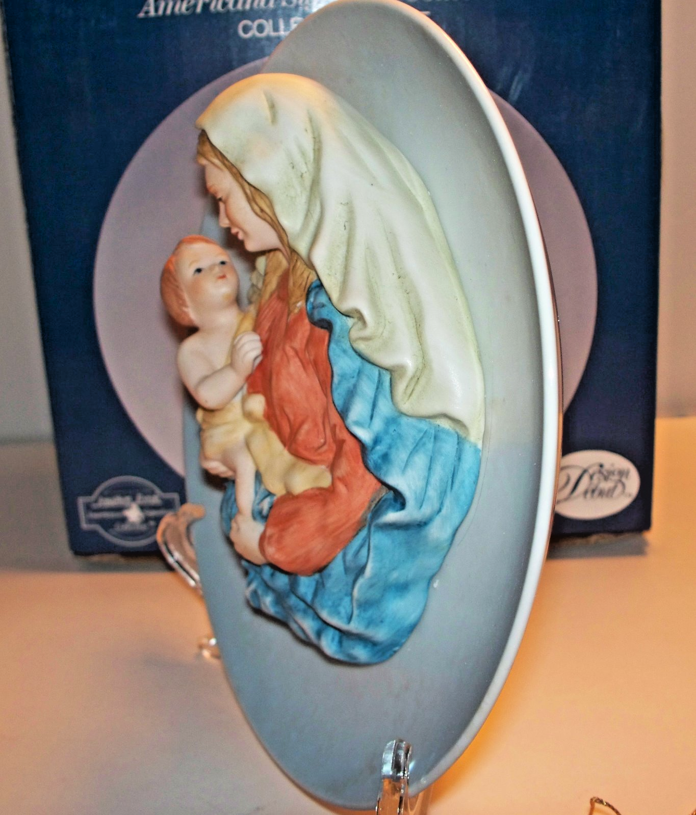 Pottery Robe NEW VTG JONATHON BYRON ‘Mother & Child' HANDPAINTED PORCELAIN ...