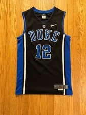 Duke University Blue Devils #12 Nike NCAA Basketball Jersey (Men’s Size Small)