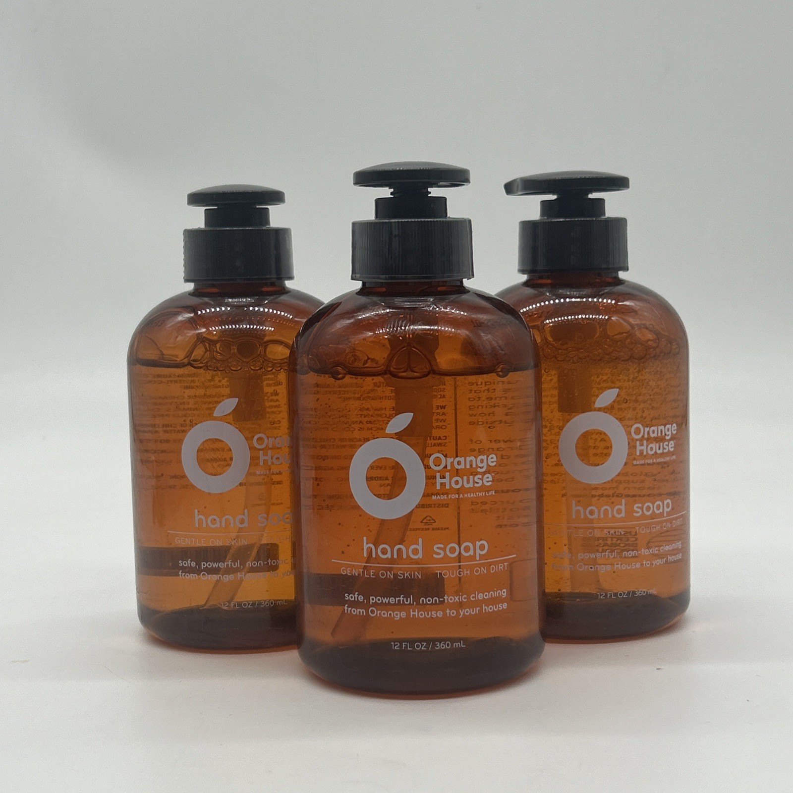 Liquid Hand Soap with Natural Food-Grade Orange Oil, Fresh S