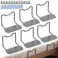 6 Pack Mattress Slide Stopper Fits Wooden Bed Frame Retainer Bar Anti Slip