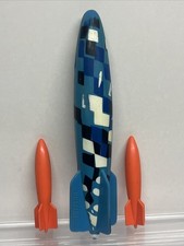 Lot Of 3 Vintage SwimWays Toypedo Gliding Torpedo Pool Water Toy 11.5"  5  