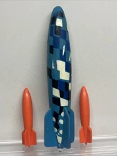 Lot Of 3 Vintage SwimWays Toypedo Gliding Torpedo Pool Water Toy 11.5" & 5”