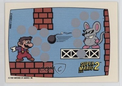 1989 Topps Nintendo Scratch-Off Game Super Mario Bros 2 Screen 8 #8 19pj