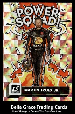 2023 Panini Donruss Martin Truex Jr. #PS9 Joe Gibbs Racing Power Squad Checkers