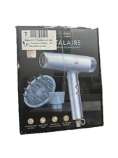 Infiniti PRO by Conair DigitalAire Hair Dryer, Diffuser, Precision Nozzle, Blue