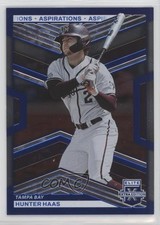 2023 Panini Elite Extra Edition Blue Aspirations 343/349 Hunter Haas #60 14lt