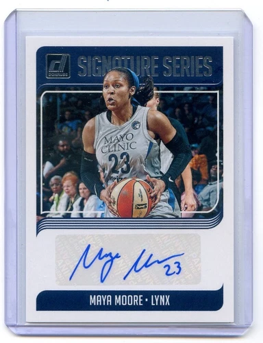 2019 Panini Donruss WNBA MAYA MOORE #SS-MYM SIGNATURE SERIES AUTO LYNX
