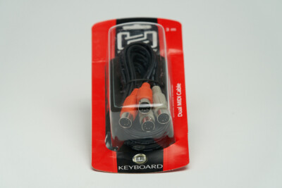 Hosa MID-203 Dual MIDI Cable, Dual 5-pin DIN to Dual 5-pin DIN, 3 meter/10'