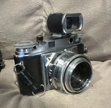 Voigtlander Prominent 35mm Rangefinder Film Camera 35mm Skoparon Lens +Turnit VF