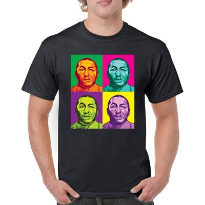 Curly The Three Stooges T-shirt 3 American Moe Larry Wise Guys Trio Men's Tee